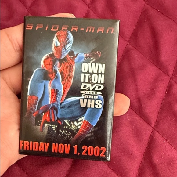Vintage Jewelry - Vintage Spider Man 2002 Brooch